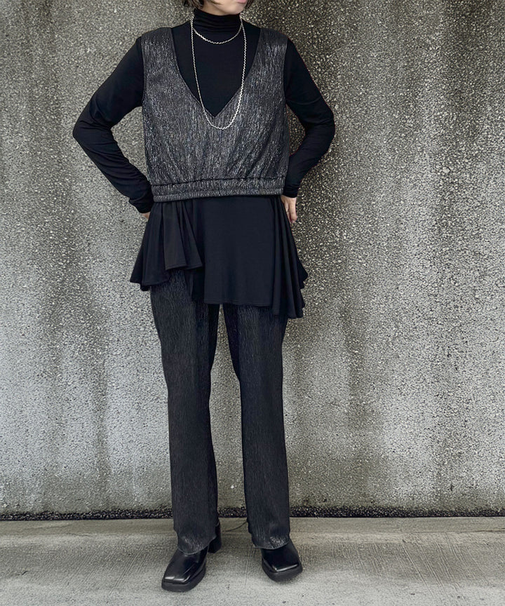 [前後2WAY]グリッターベスト