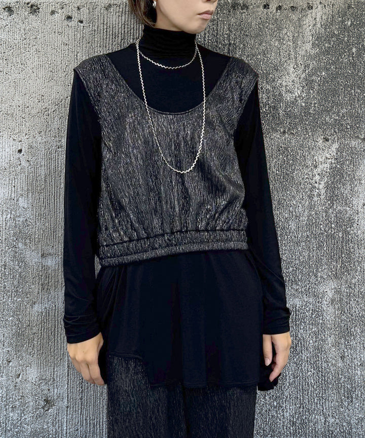[前後2WAY]グリッターベスト