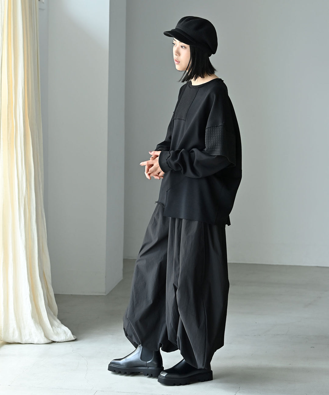 UNISEX テクニカルパッチワークトップス