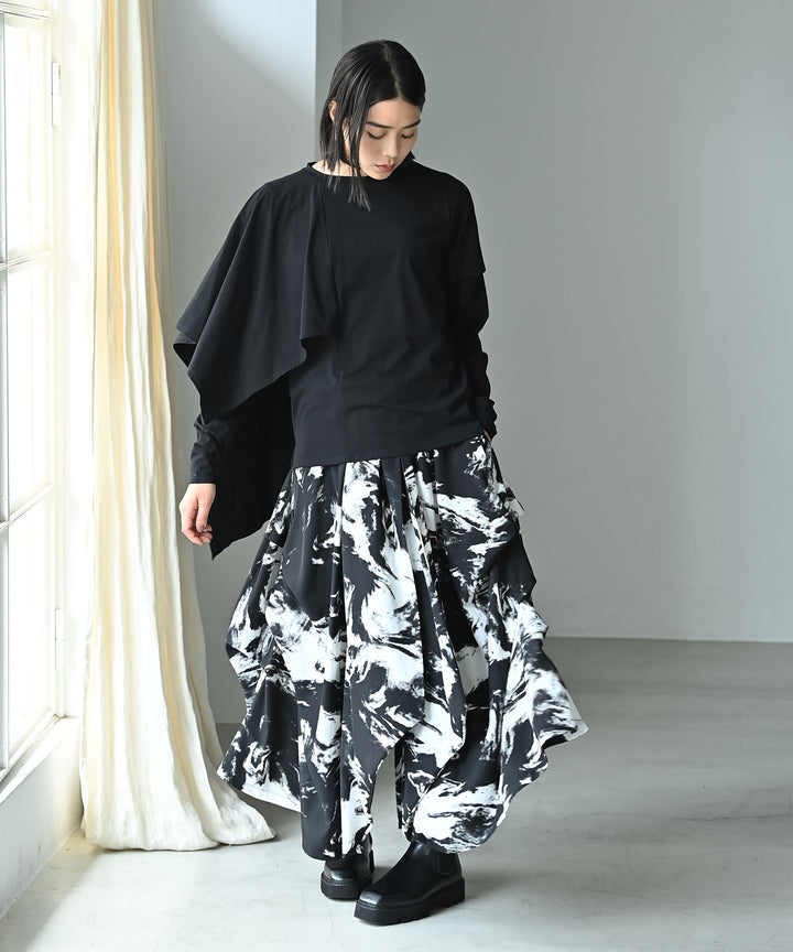 2WAYアシンメトリーカットトップス