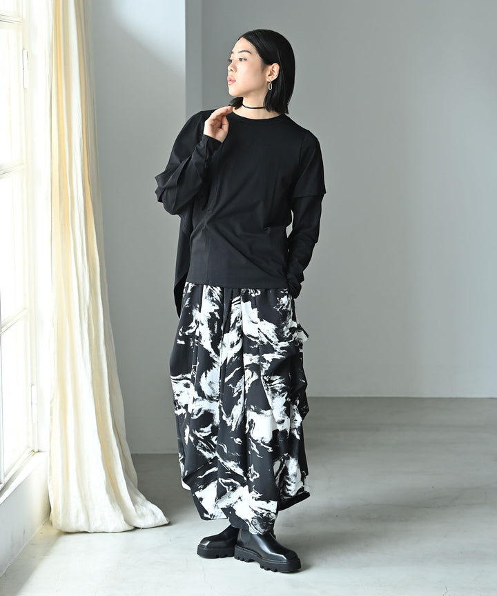 2WAYアシンメトリーカットトップス