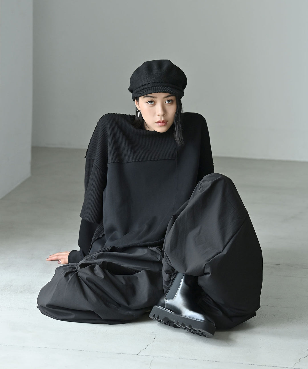 UNISEX テクニカルパッチワークトップス