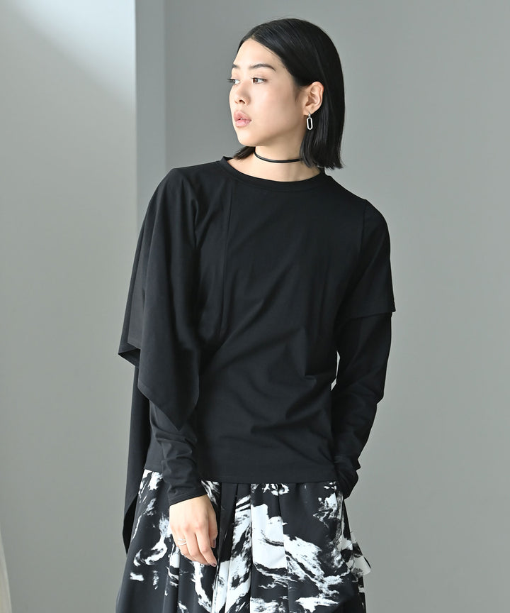 2WAYアシンメトリーカットトップス