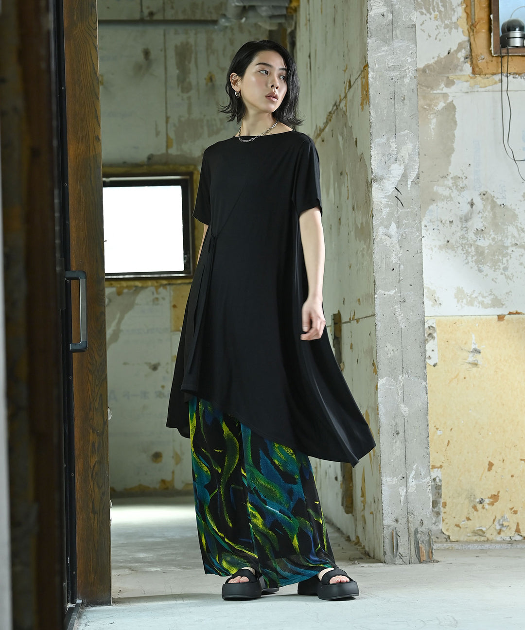 ジョーゼットコンビトップス