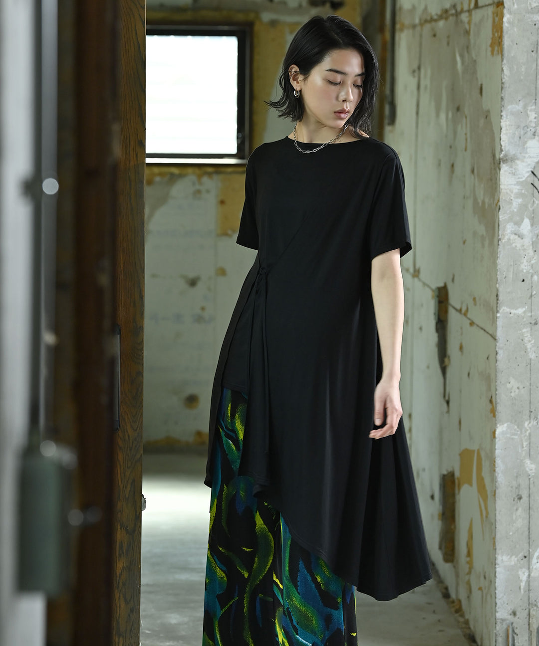 ジョーゼットコンビトップス