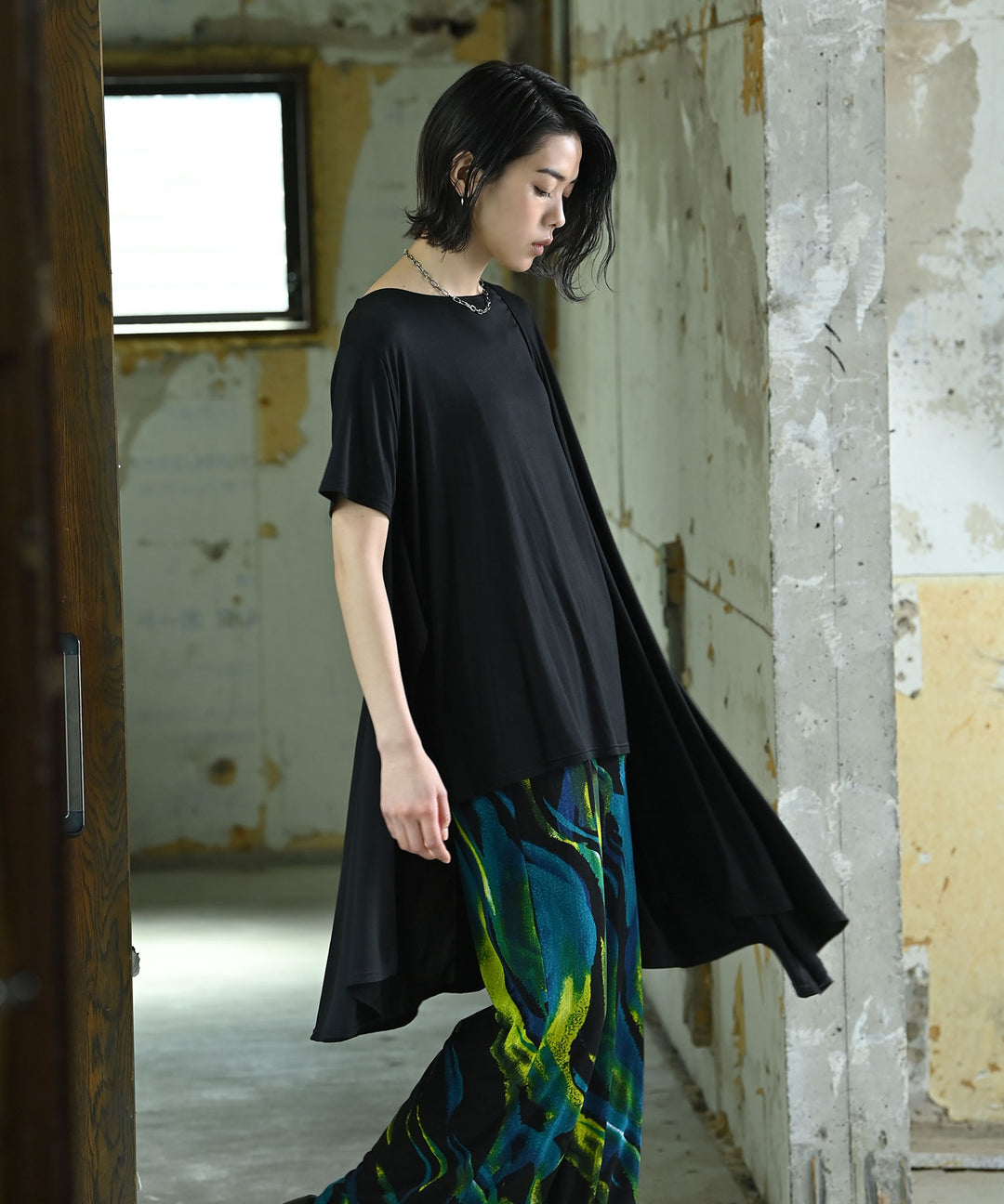 ジョーゼットコンビトップス