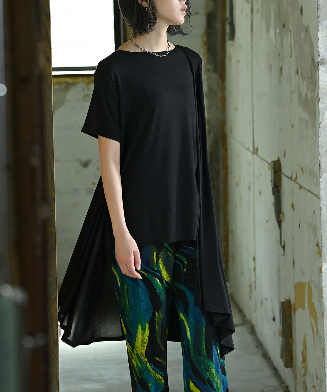 ジョーゼットコンビトップス