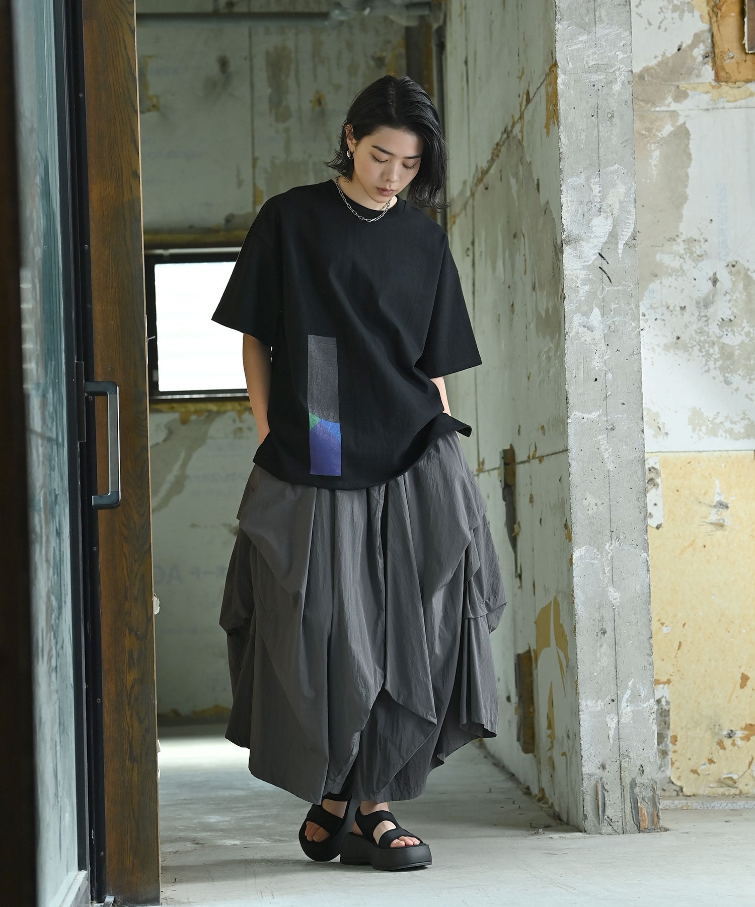 フローイングスカートパンツ – funda mine