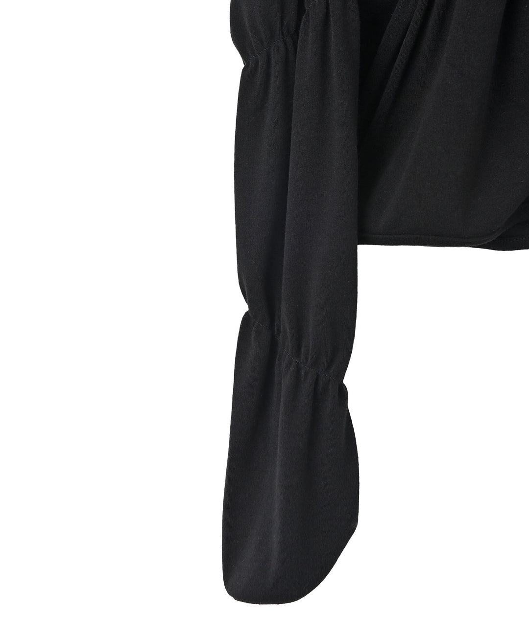 シャーリングスナップボタンフーディー