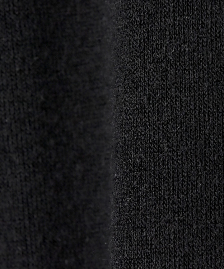 シャーリングスナップボタンフーディー