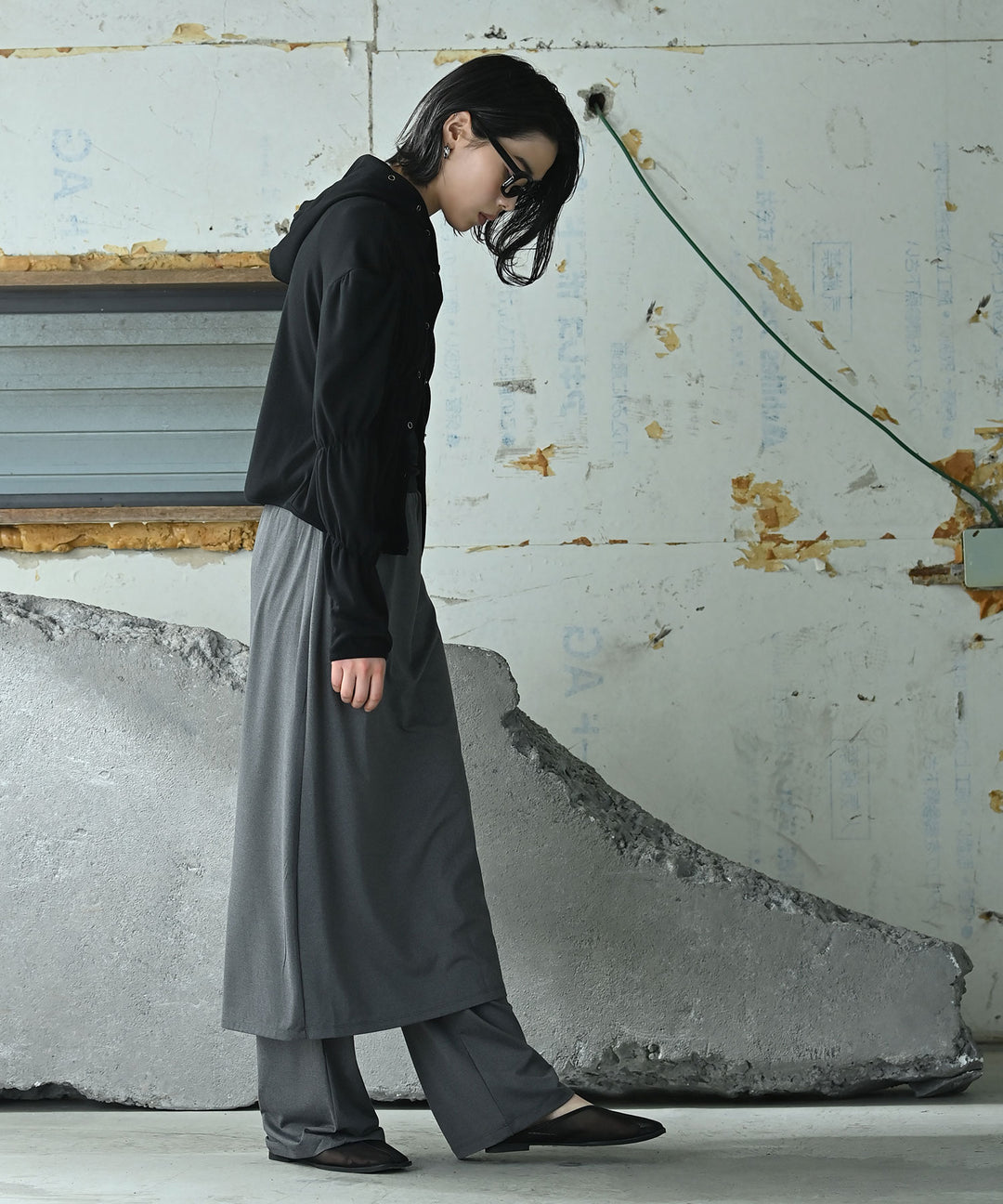 ノンストレスレイヤードパンツ
