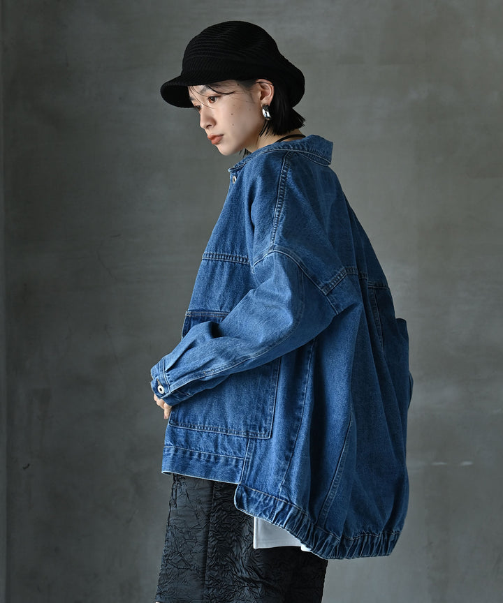 [2WAY] UNISEX ビッグシルエットデニムジャケット