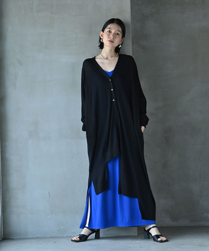 ステラアシメロングカーディガン