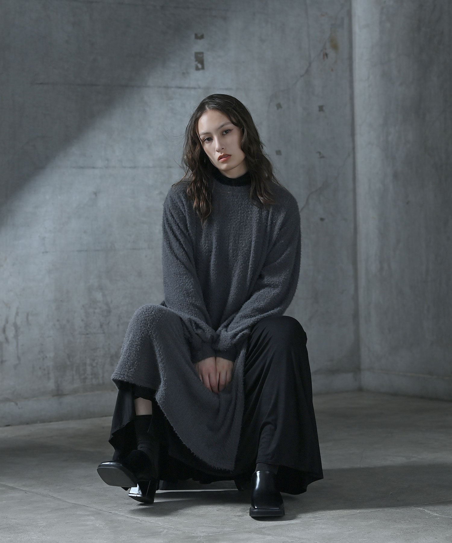 アシンメトリーレイヤードパンツ – funda mine