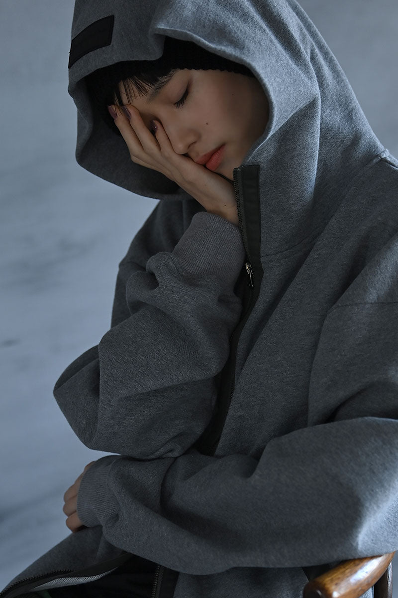 UNISEX スイッチングジップフーディー – funda mine
