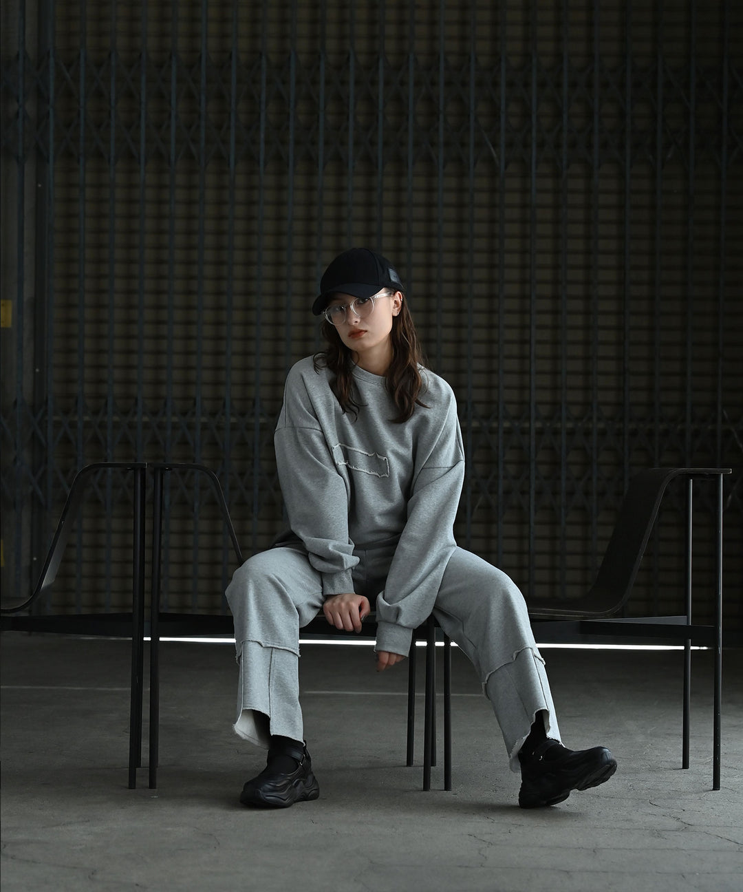 【SETUP可】UNISEX エフォートレス裏毛パンツ