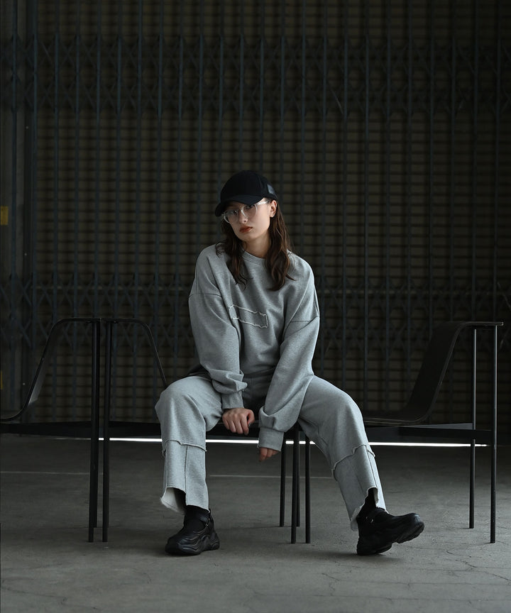 【SETUP可】UNISEX エフォートレス裏毛パンツ
