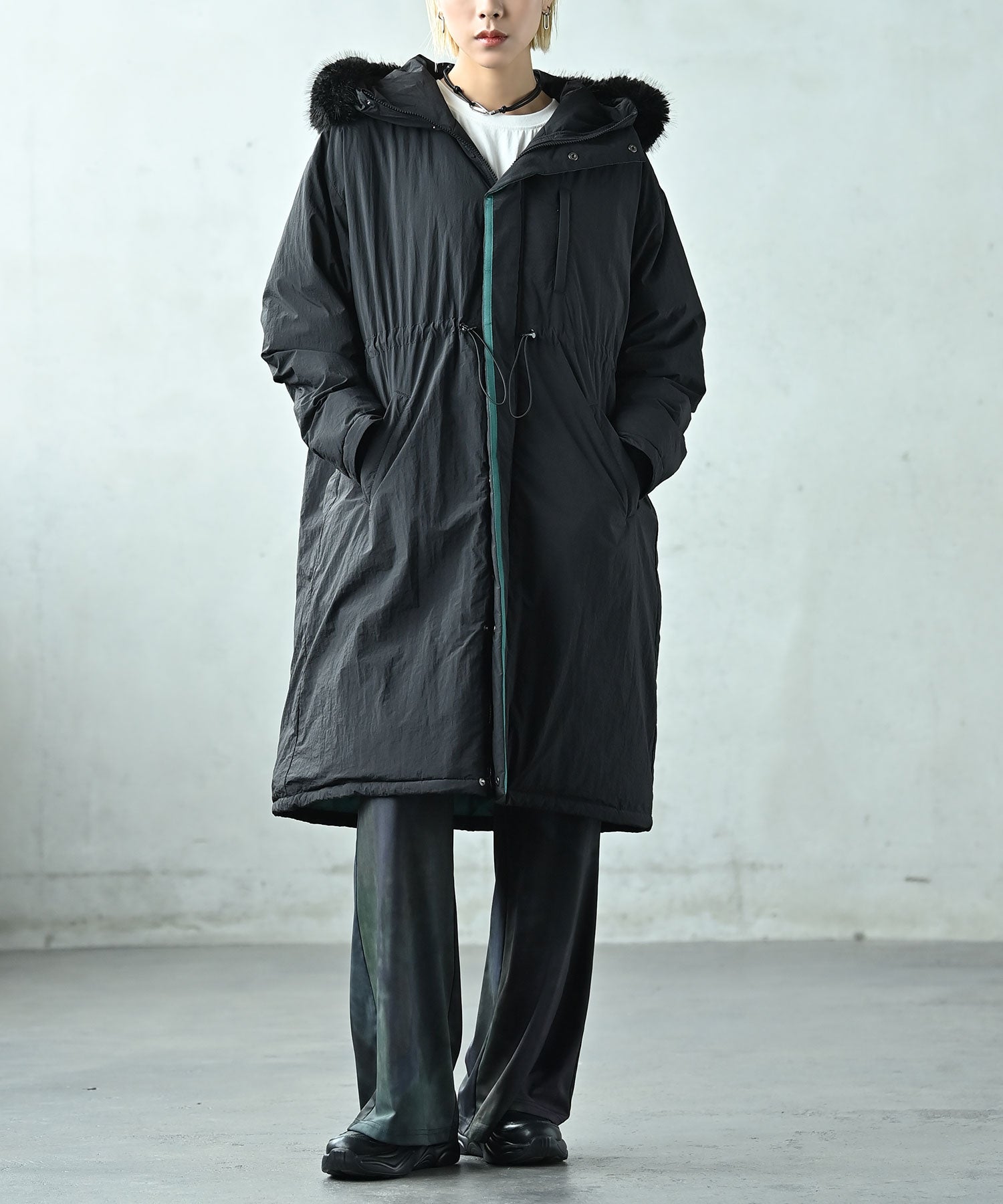 Diagram ダウンジャケット フード ファー着脱可 ブラック レディース 楽天市場】ファー フード 取り付け 新作ダウン用ラクーン30mm ダウン