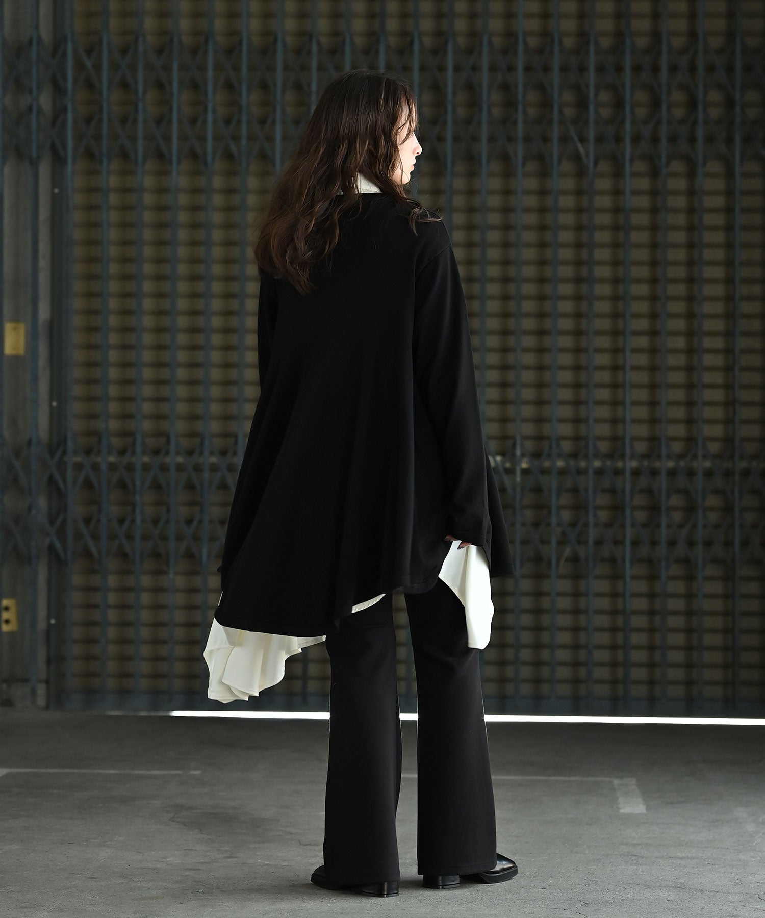 アシンメトリーニットプルオーバー – funda mine