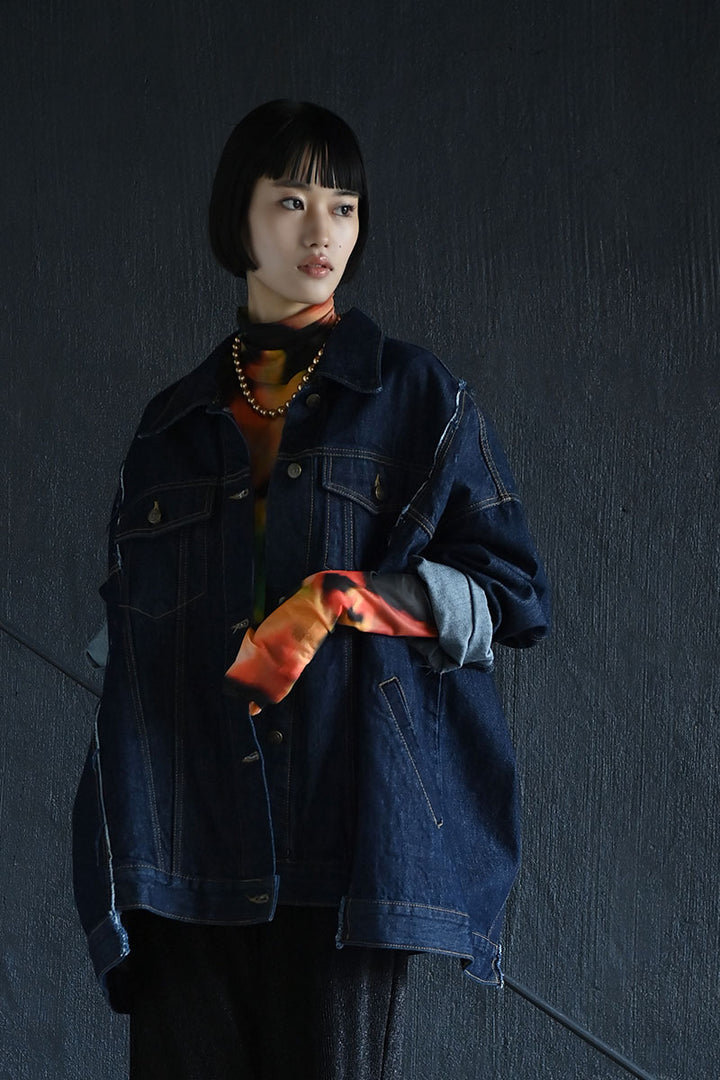 UNISEX　オーバーシルエットデニムジャケット