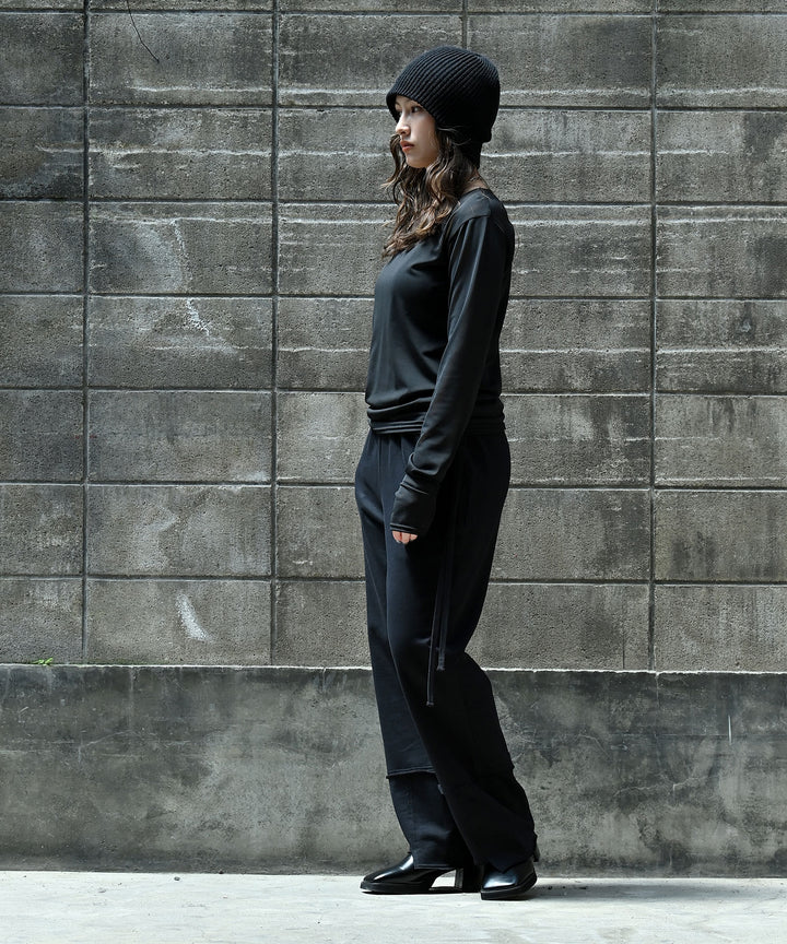 【SETUP可】UNISEX エフォートレス裏毛パンツ