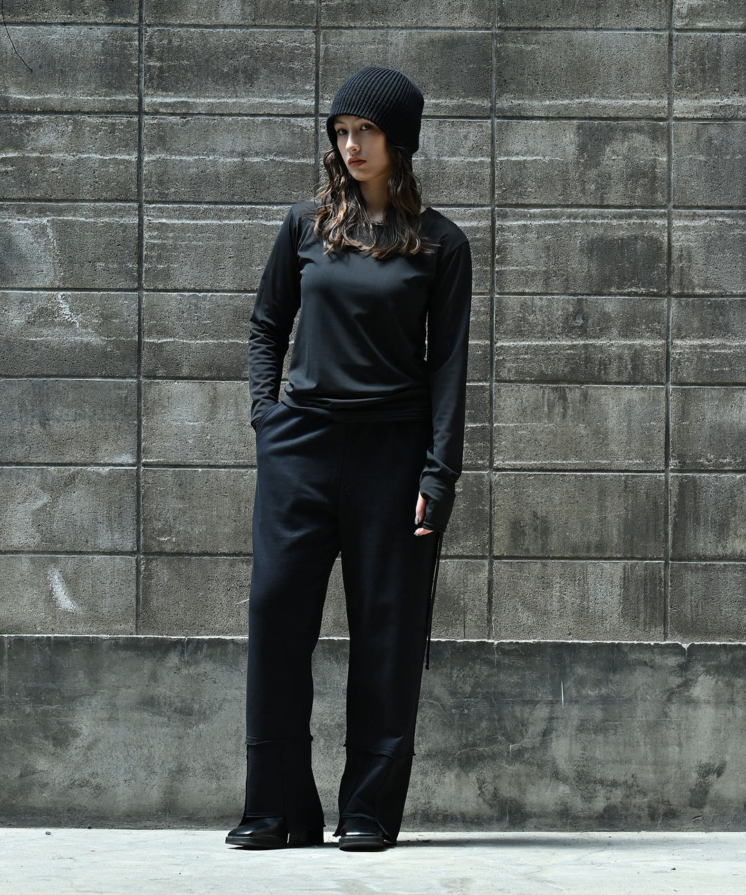 【SETUP可】UNISEX エフォートレス裏毛パンツ