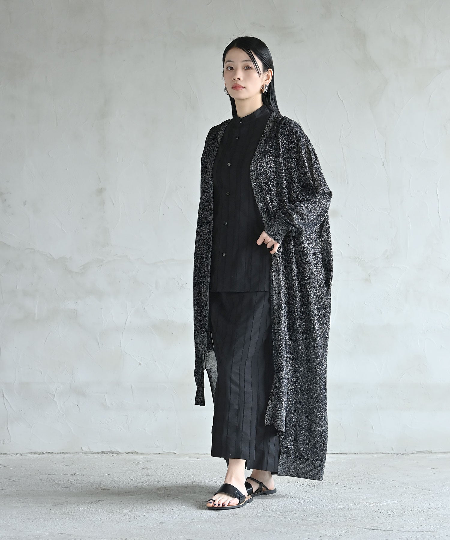 メ*4様 完売品【LUNA SEA ロングカーディガン】 ブラック 美品 メ*4様 完売品【LUNA SEA ロングカーディガン】 ブラック 美品