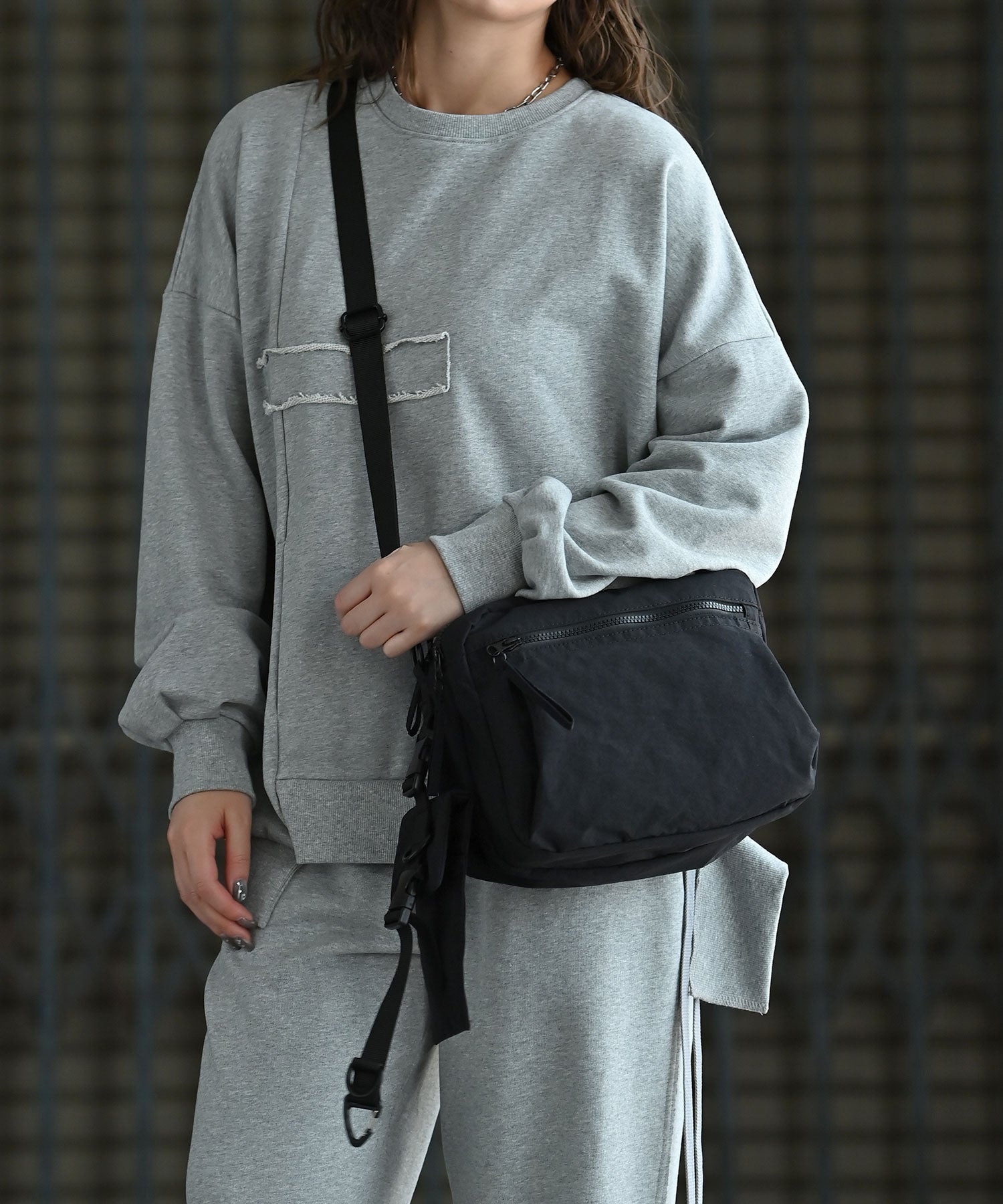 マルチポケット ショルダーバッグ／コーデュラブラック ユニクロ公式 | マルチポケットショルダーバッグ