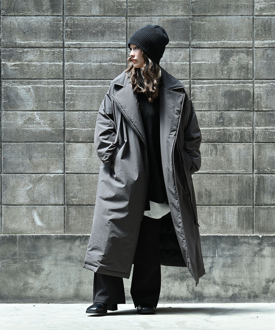 UNISEX　2WAYロングダウンコート