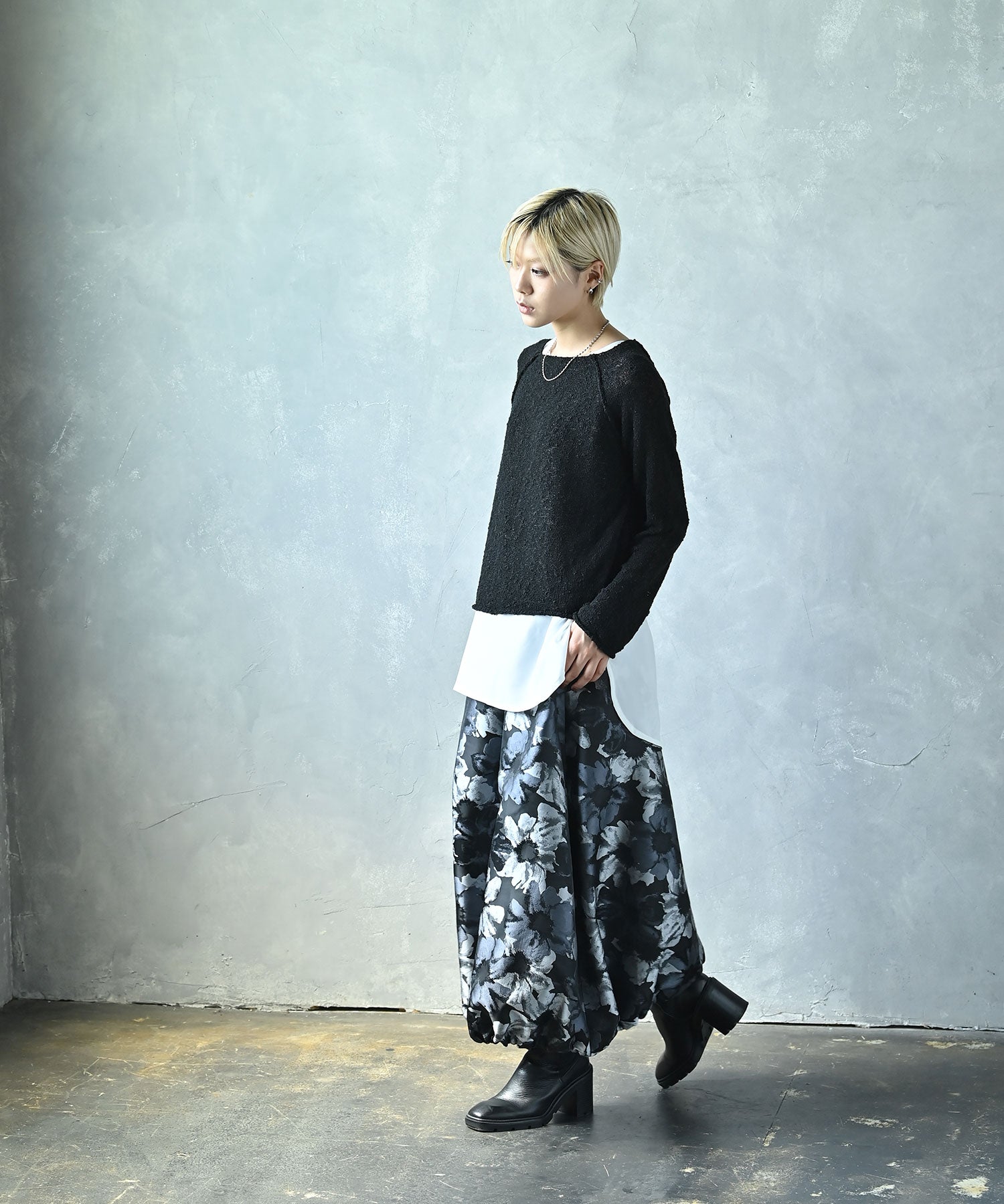 【funda mine ファンダマイン】フラワージャガードバルーンスカート/美品 フラワージャガードバルーンスカート – funda mine