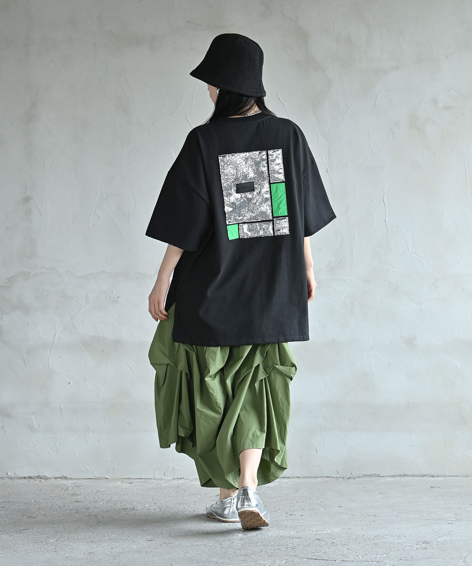 日本製】UNISEX フラグメントグリッドTシャツ – funda mine