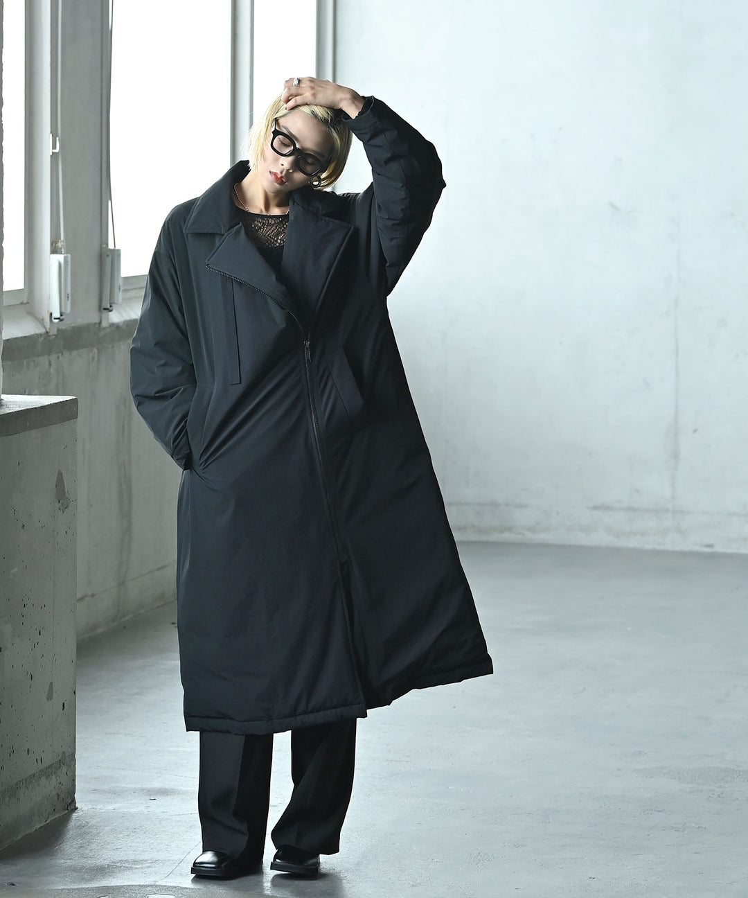 UNISEX　2WAYロングダウンコート
