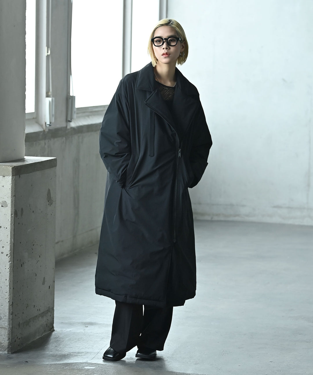 UNISEX　2WAYロングダウンコート