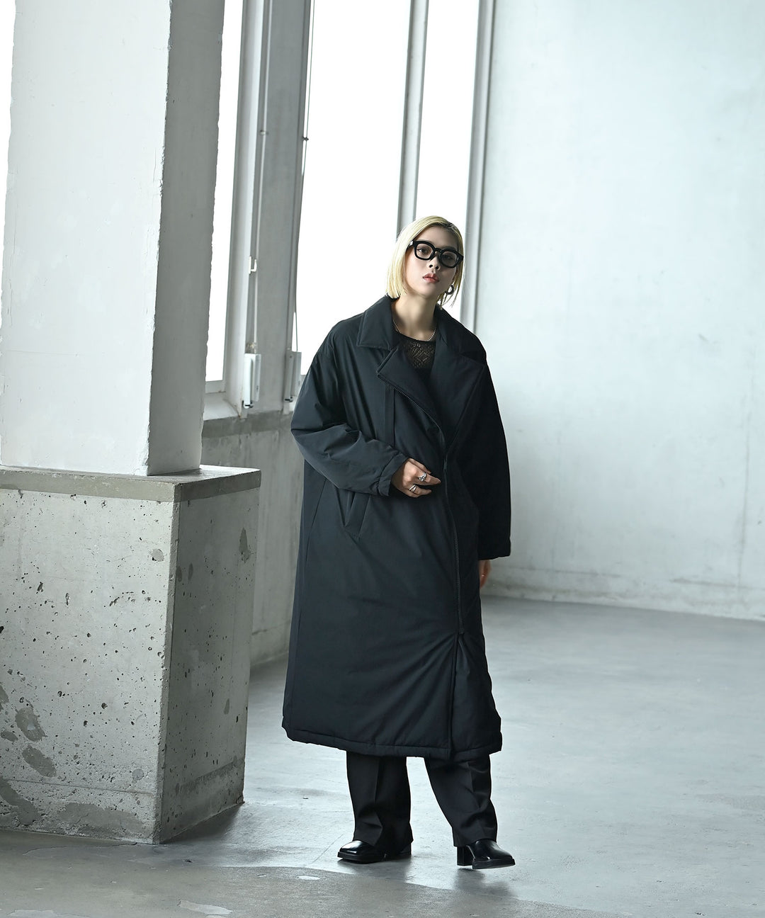 UNISEX　2WAYロングダウンコート