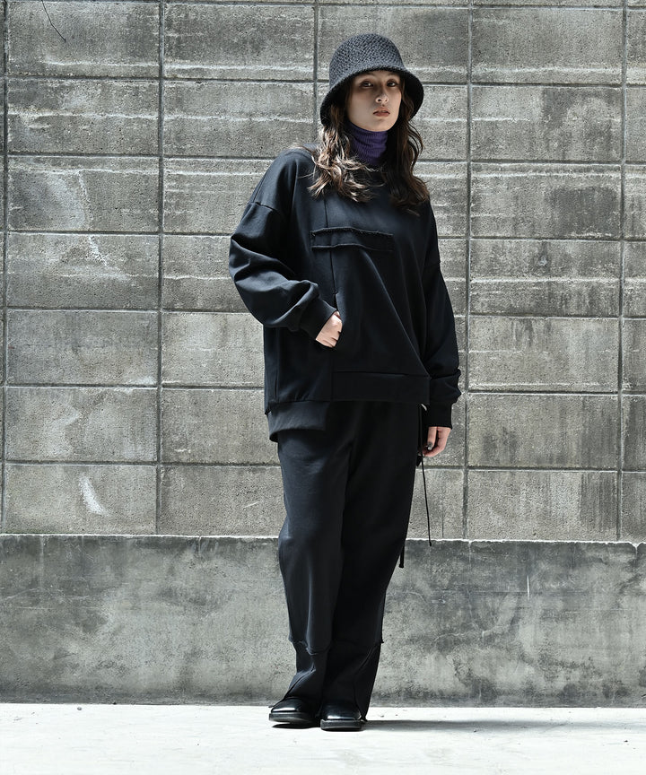 【SETUP可】UNISEX エフォートレス裏毛パンツ