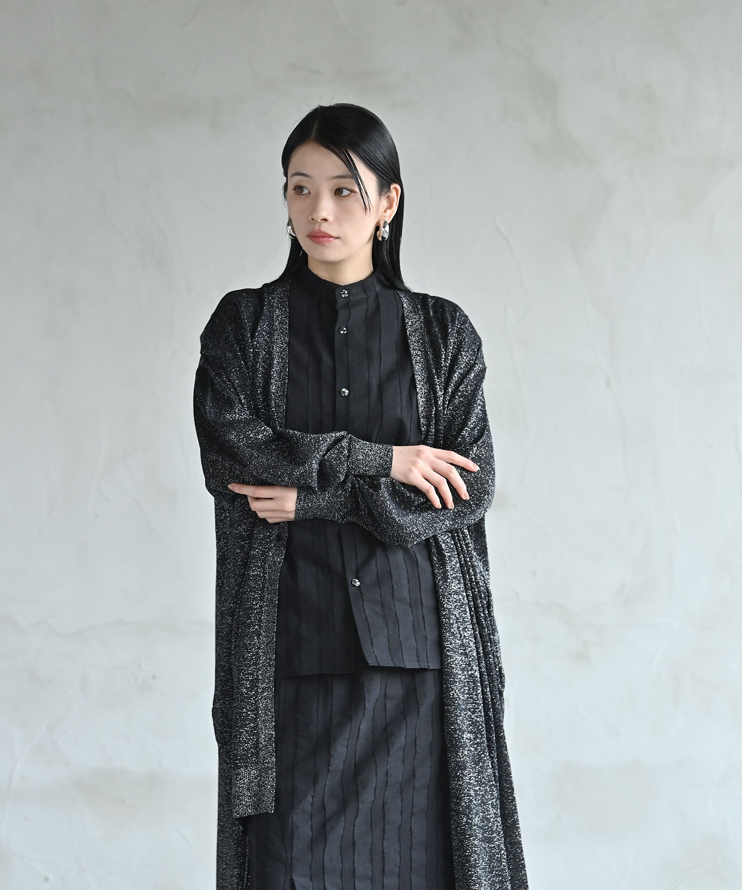 ステラアシメロングカーディガン – funda mine