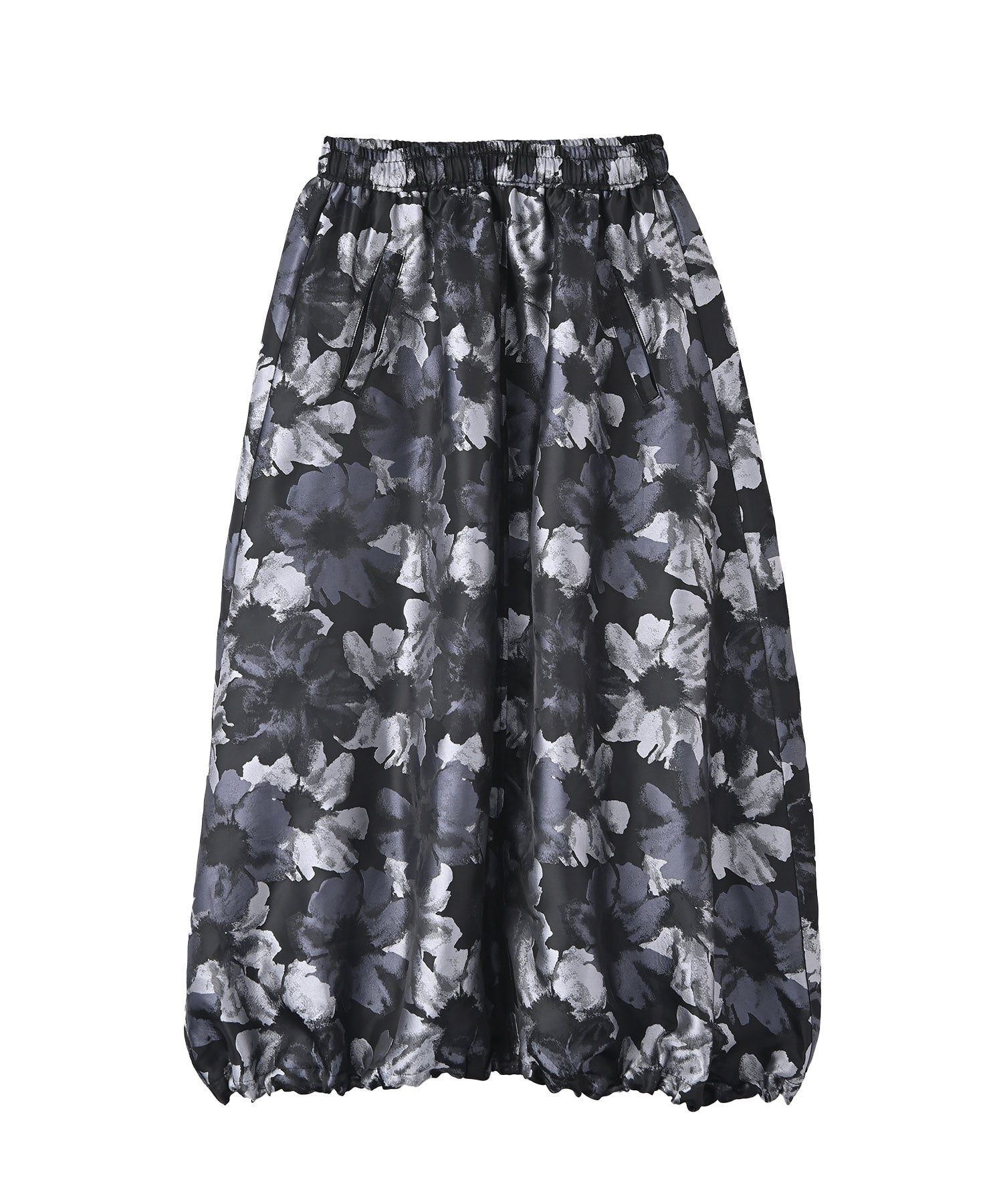 フラワージャガードバルーンスカート – funda mine