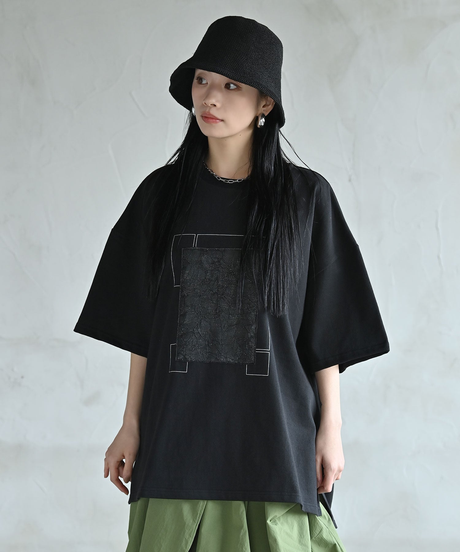 日本製】UNISEX フラグメントグリッドTシャツ – funda mine