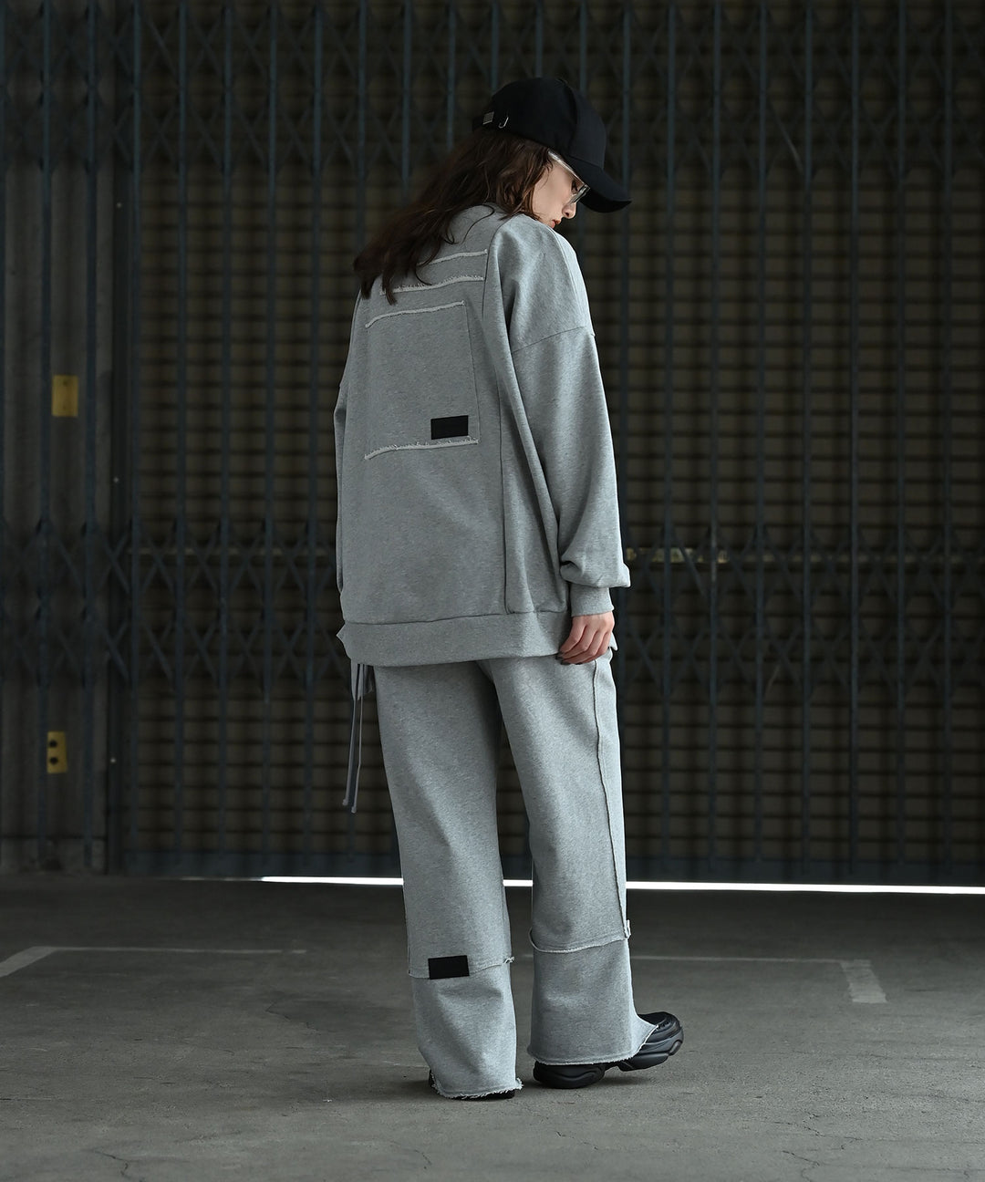 【SETUP可】UNISEX エフォートレス裏毛パンツ