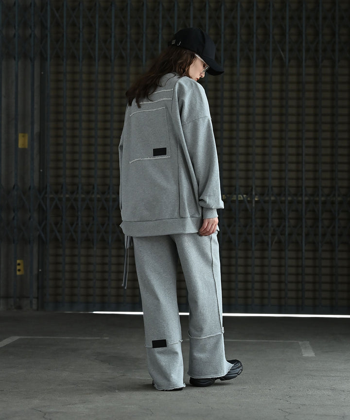 【SETUP可】UNISEX エフォートレス裏毛パンツ