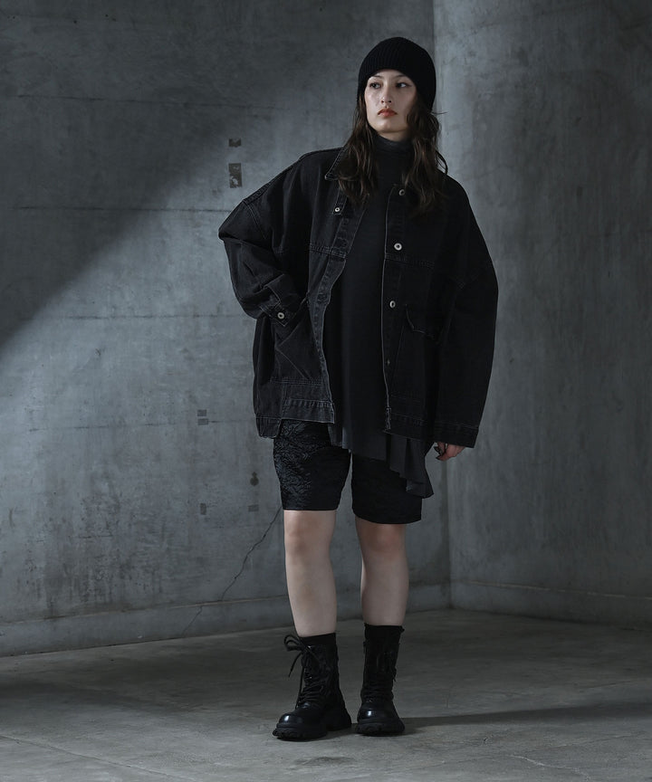 [2WAY] UNISEX ビッグシルエットデニムジャケット