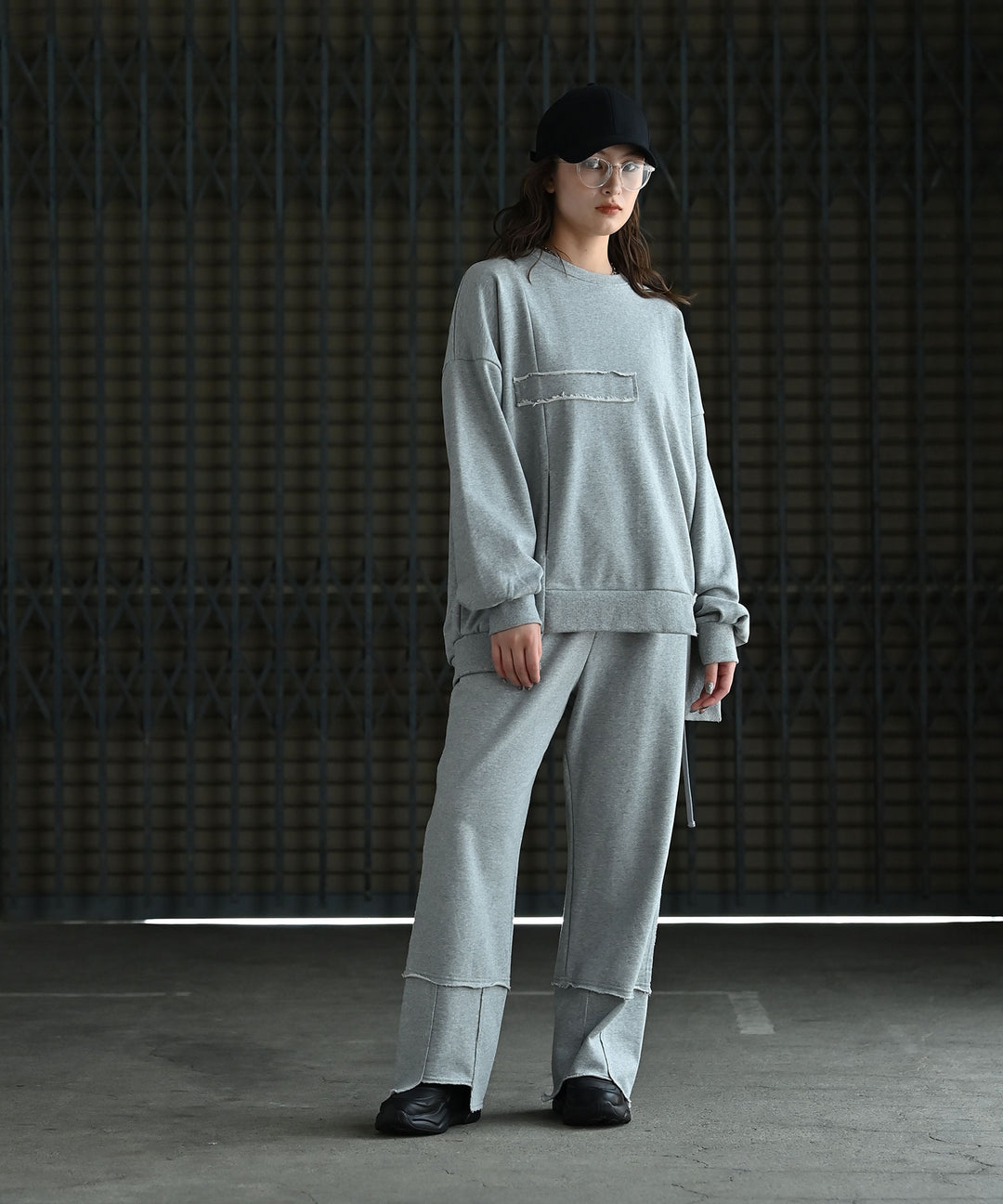 【SETUP可】UNISEX エフォートレス裏毛パンツ