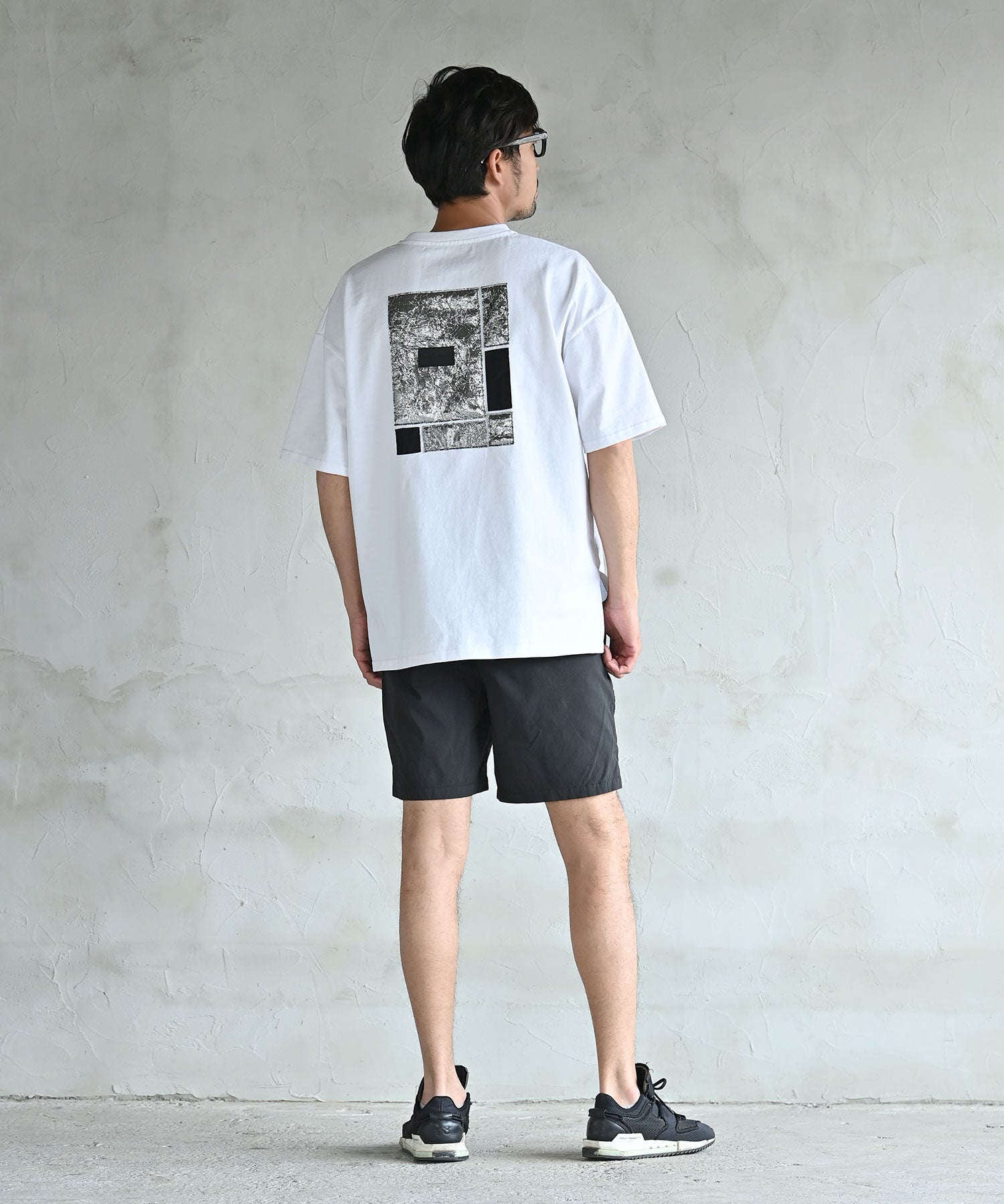 日本製】UNISEX フラグメントグリッドTシャツ – funda mine