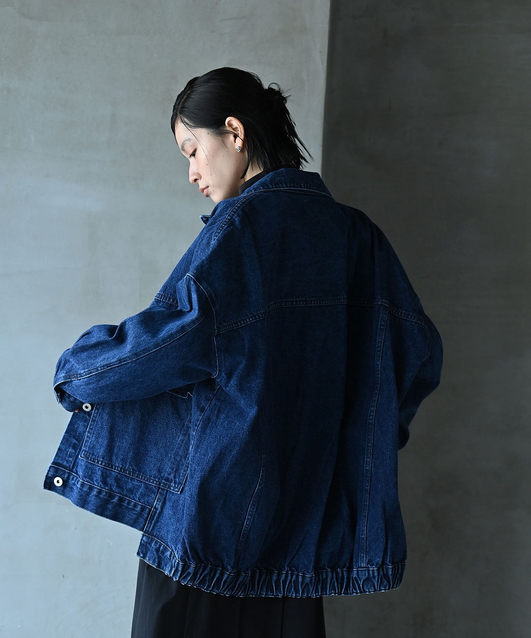 [2WAY] UNISEX ビッグシルエットデニムジャケット