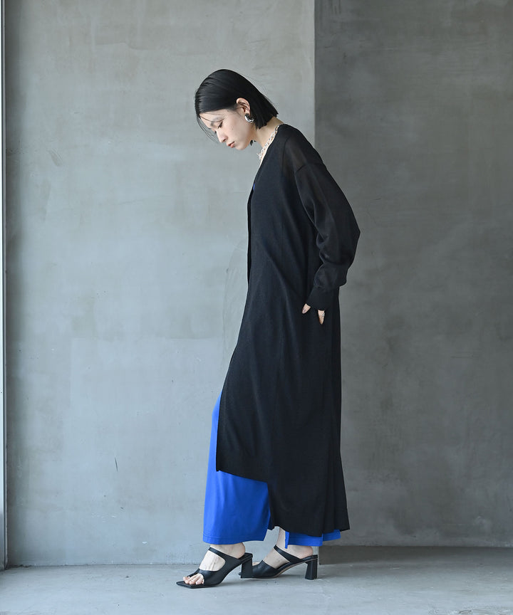 ステラアシメロングカーディガン