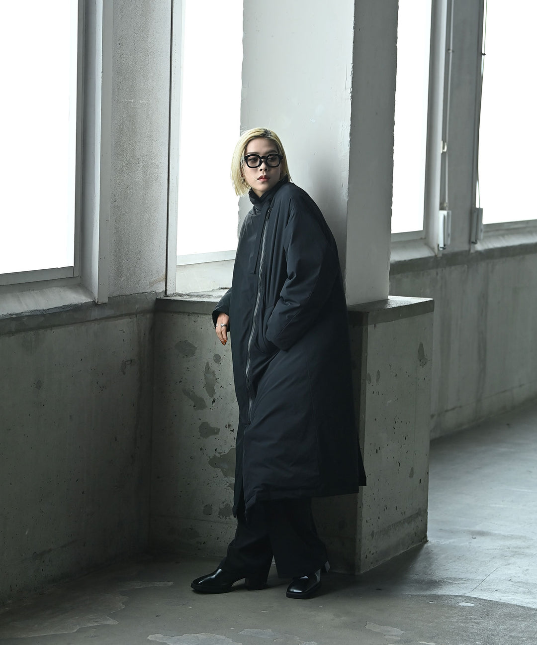 UNISEX　2WAYロングダウンコート
