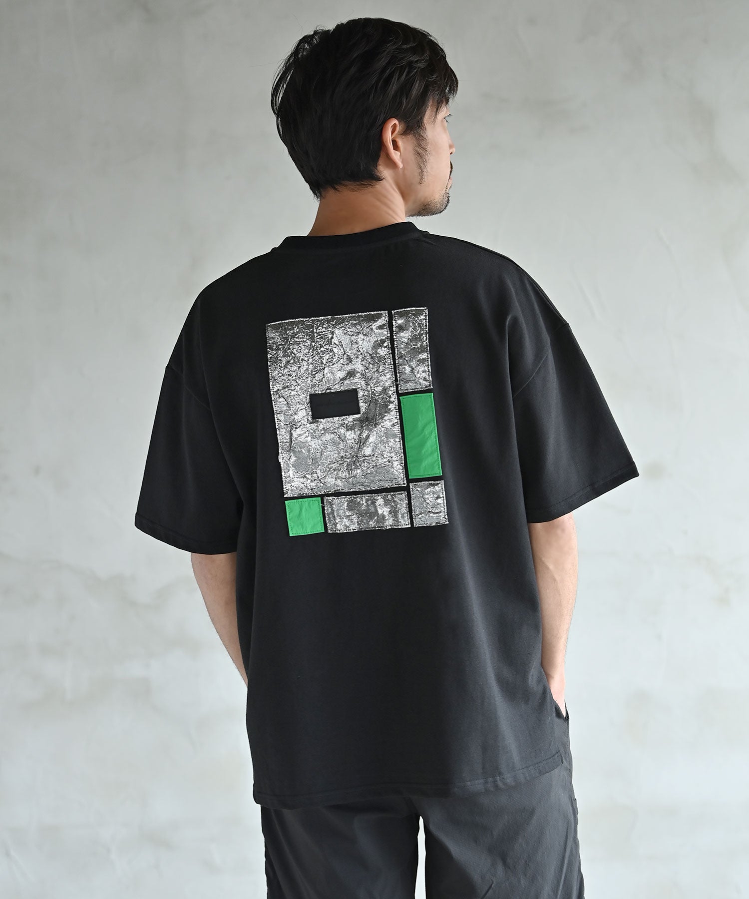 funda mineファンダマインUNISEX フラグメントグリッドTシャツ 日本製】UNISEX フラグメントグリッドTシャツ – funda mine