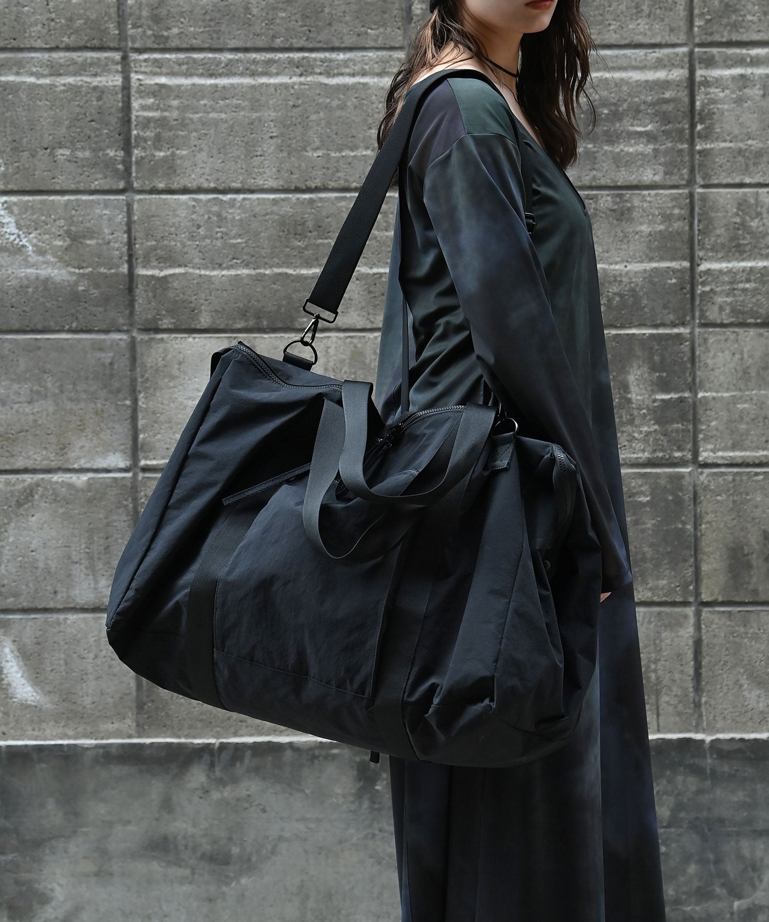 fundamine ファンダマイン　パンツ　黒 フローイングスカートパンツ（その他パンツ）｜funda mine