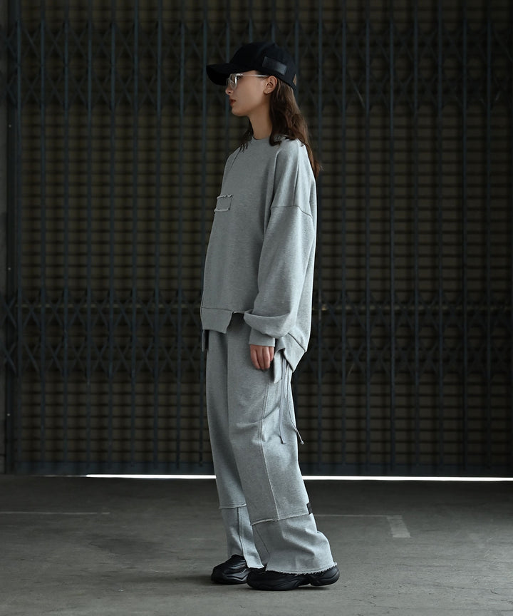 【SETUP可】UNISEX エフォートレス裏毛パンツ