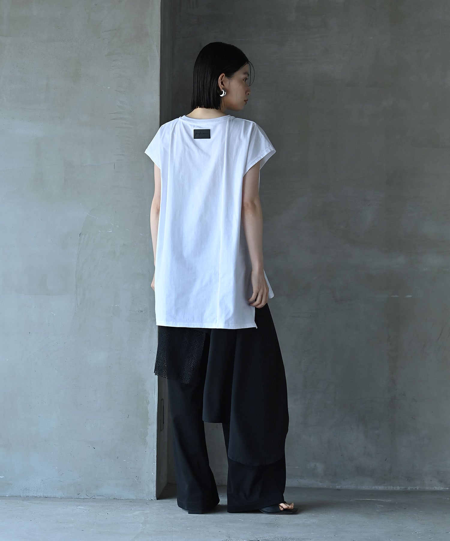 アシンメトリーレイヤードパンツ – funda mine